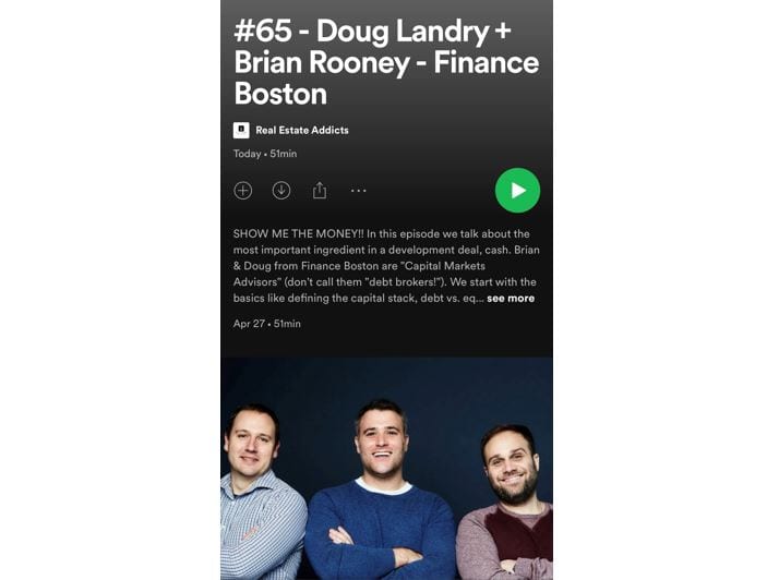 FinanceBoston Featured on Real Estate Addicts Podcast