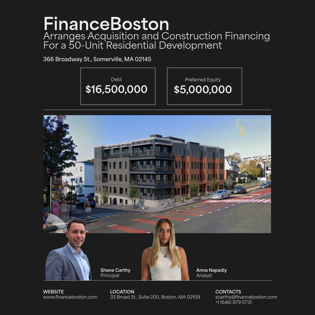 | FinanceBoston  | Commercial Real Estate Loans
